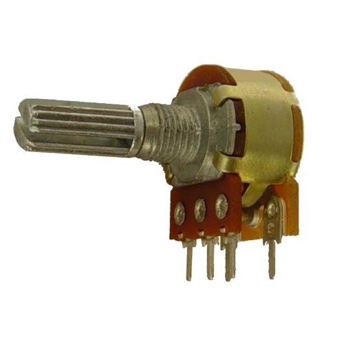 Producto - Potenciómetro 2K5 Logarítmico con Llave (16MM)