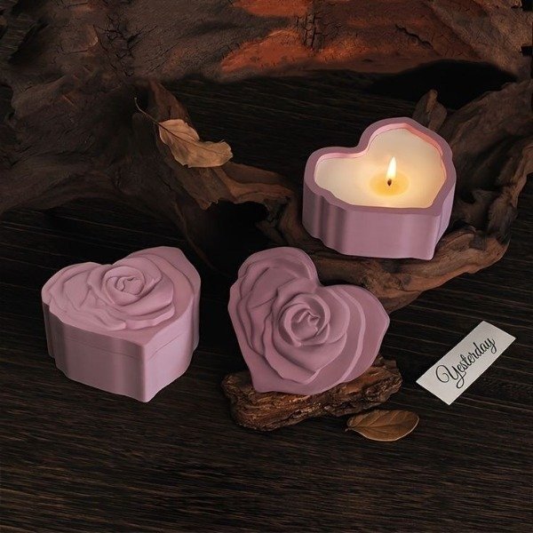 Producto - Molde alhajero corazon rosas - 0