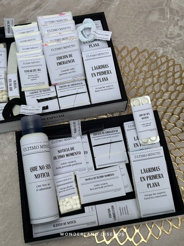 Producto - Kit de Baño - Diseño Periódico