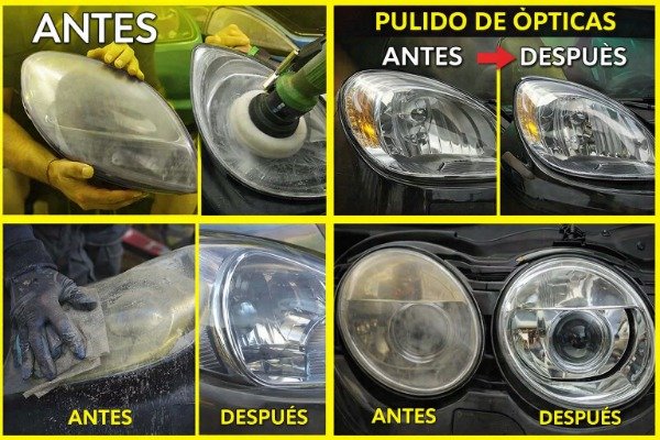 Producto - Pulido de Ópticas Premium para Autos