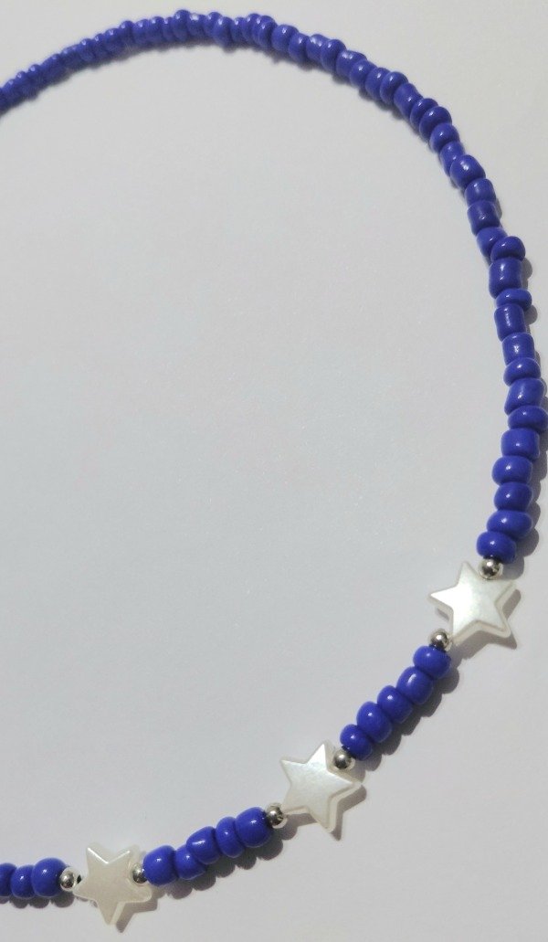Producto - Collar Argentins con 3 Estrellas Perladas - 0