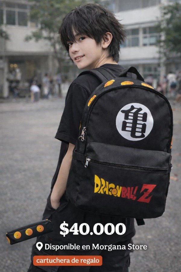 Producto - Mochila Dragon Ball Z con Cartuchera