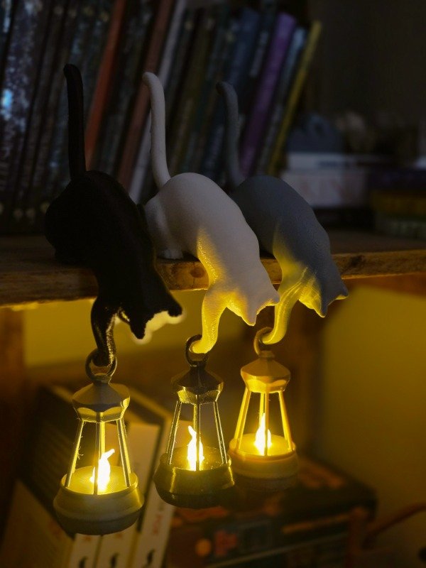 Producto - GATO CON FAROL PARA BIBLIOTECAS - 3