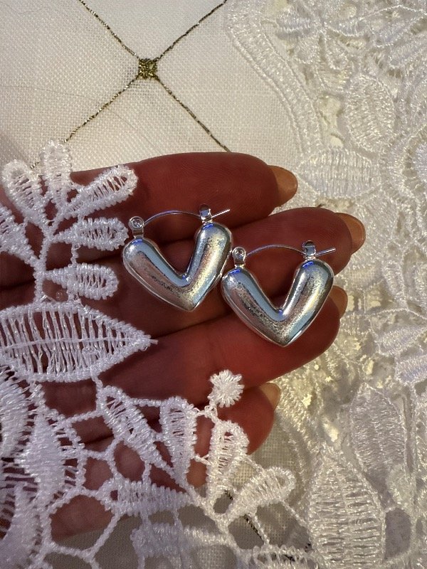 Producto - Argollas Corazon inflado