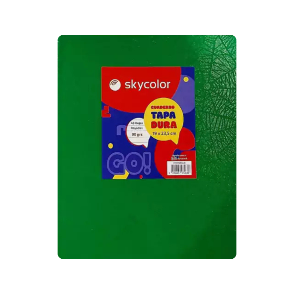 Producto - Cuaderno Skycolor Tapa Dura 48 Hojas Tipo ABC