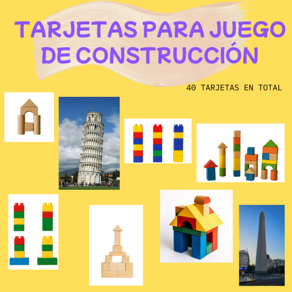 Producto - Tarjetas para juego de construcción