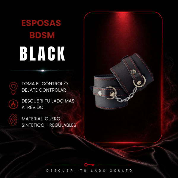 Producto - BLACK - Esposas BDSM
