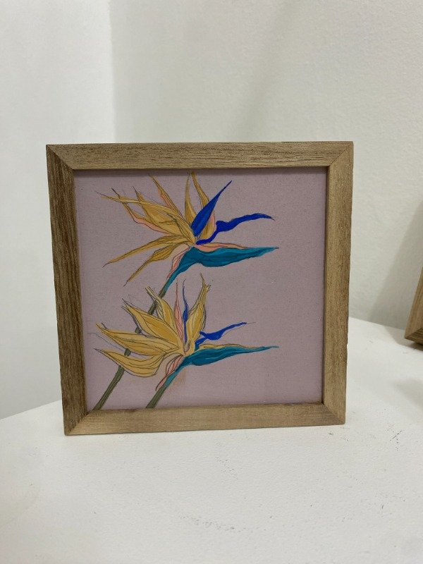 Producto - Pintura Flor de Pajaro por Analía Godoy
