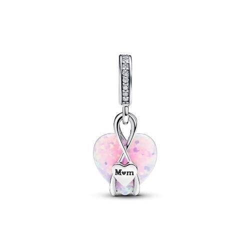 Producto - Charm Mom Corazón Opalescente Pandora Plata 925