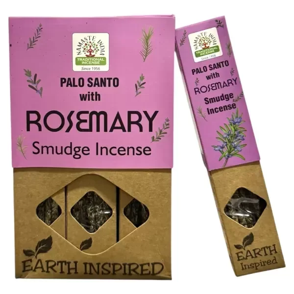 Producto - Sahumerios Namaste hierbas palo santo y romero x 12 unid.