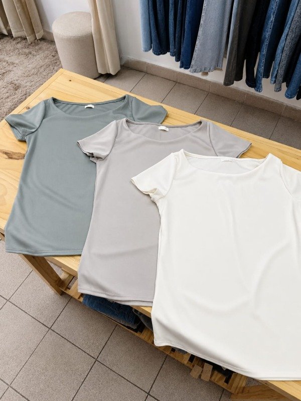 Producto - Pack x2 Remera clasica lycra y viscoza - 0