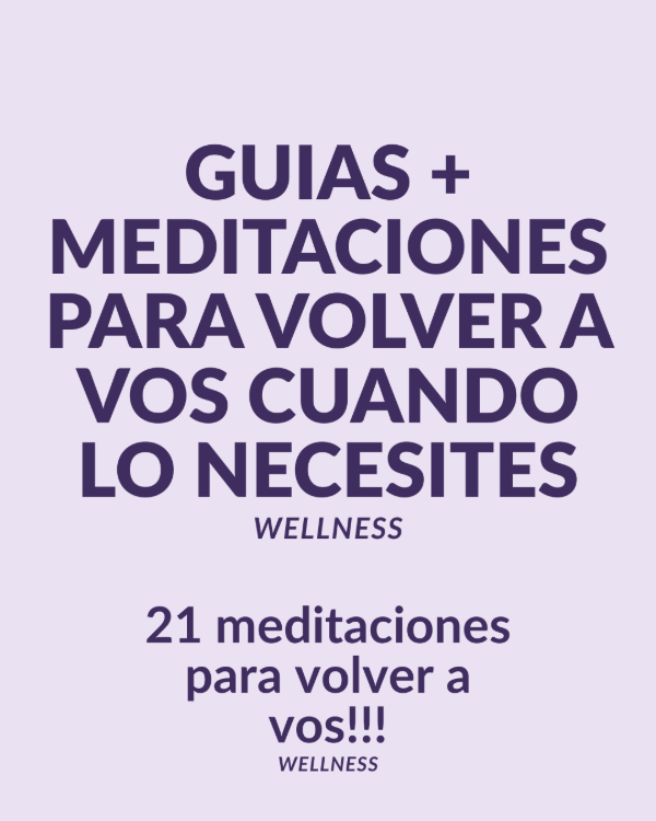 Producto - 21 Días de Meditaciones para Reconectar con Vos