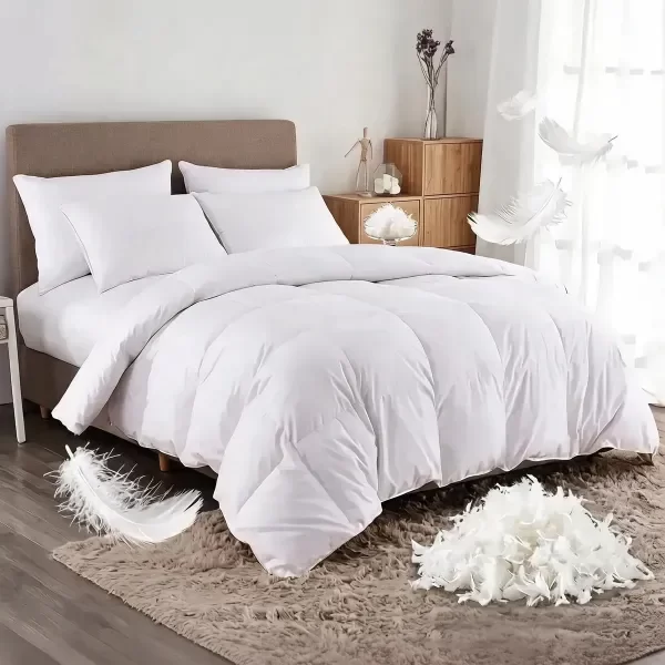 Producto - Acolchado Edredon relleno PLUMA NATURAL termicos king 280x250 oferta