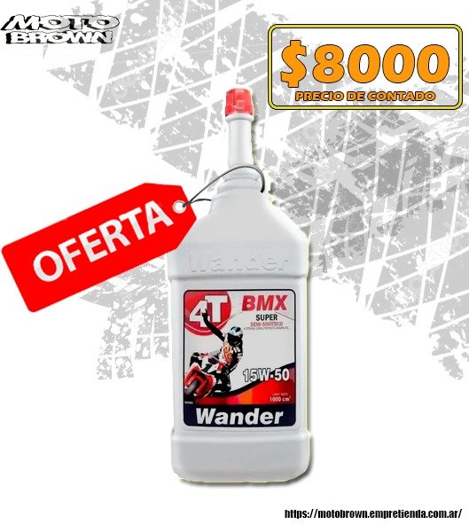 Producto - Aceite WANDER BMX super semisintetico 15W-50