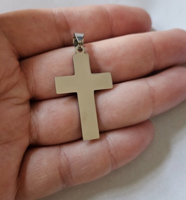 Producto - Cruz lisa 3.2 x 2.2 cm