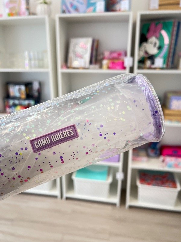 Producto - Cartuchera Glitter transparente - 1