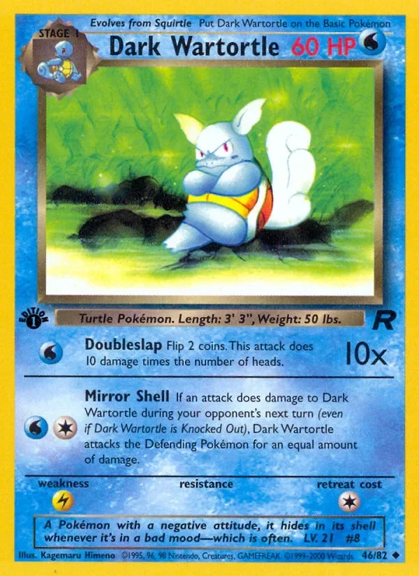 Producto - Dark Wartortle (46/82) [Team Rocket 1st Edition]