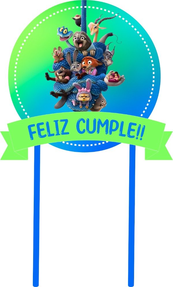 Producto - CAKE TOPPER ZOOTOPIA