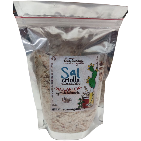 Producto - Sal de piedra Criolla Picante - 250g [Las Tuscas]