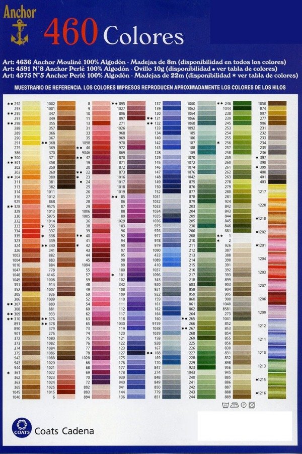 Producto - Hilo para Bordar Anchor Mouliné