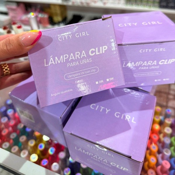 Producto - Lámpara clip para soft gel CITY girl