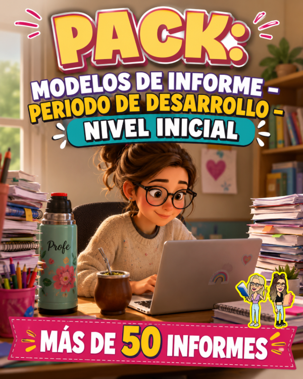 Producto - PACK.MODELOS DE INFORME.PERIODO DE DESARROLLO. NIVEL INICIAL