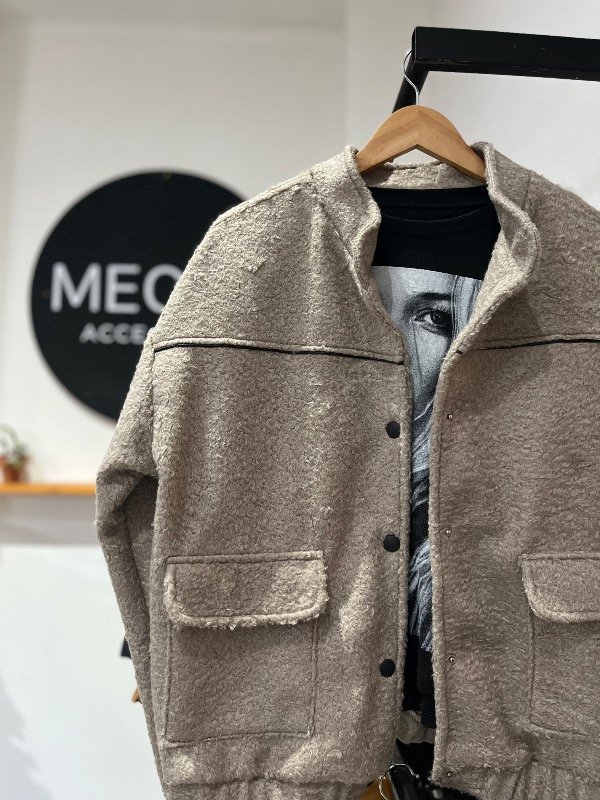 Producto - Campera Bombers visón