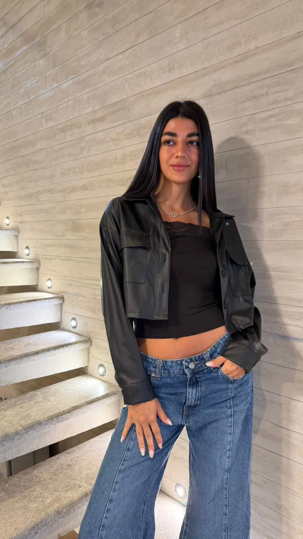 Producto - CAMISACO CROP - CUERINA (26.000 EFECTIVO/TRANSFERENCIA)