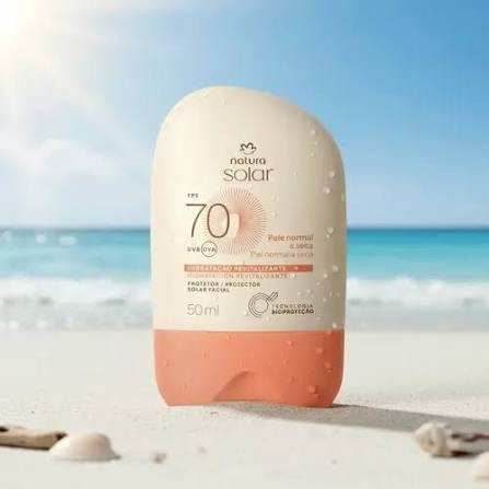 Producto - Protector Solar Facial Piel FPS 70 Natura Solar 50 ml - 1