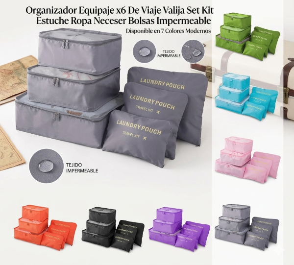 Producto - oganizador equipaje kit