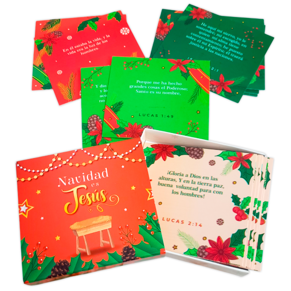 Producto - PROMO Promesas "Navidad Es Jesús" (PACK X4 UNIDADES)