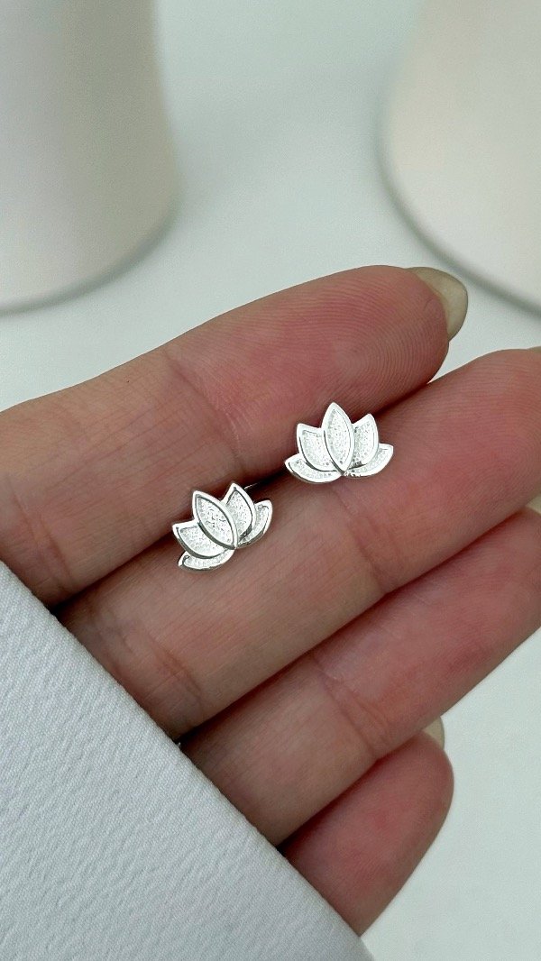 Producto - Pasantes Flor de loto lisas P925