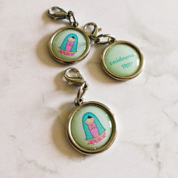 Producto - 10 Medallitas para colgar Virgen de Guadalupe