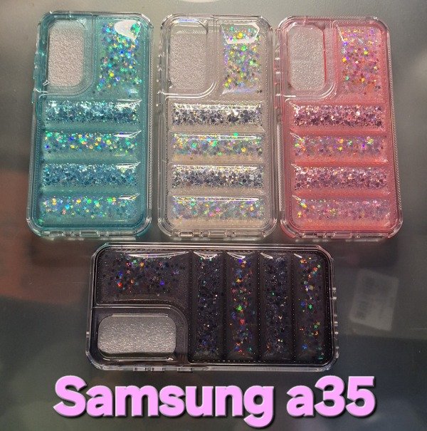 Producto - Fundas puffer brillo premium. Samsung a35