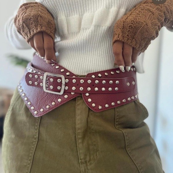 Producto - Faja TACHAS cherry