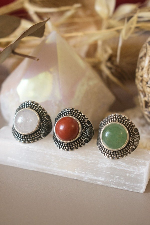 Producto - Anillos regulables con Piedras