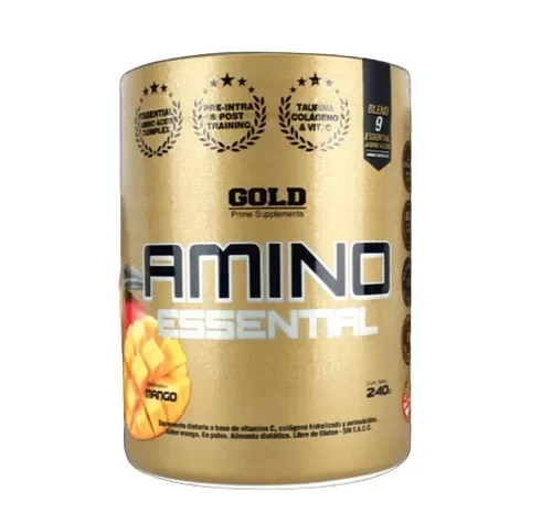 Producto - Amino Essential aminoacidos 240 Gr - Gold Nutrition