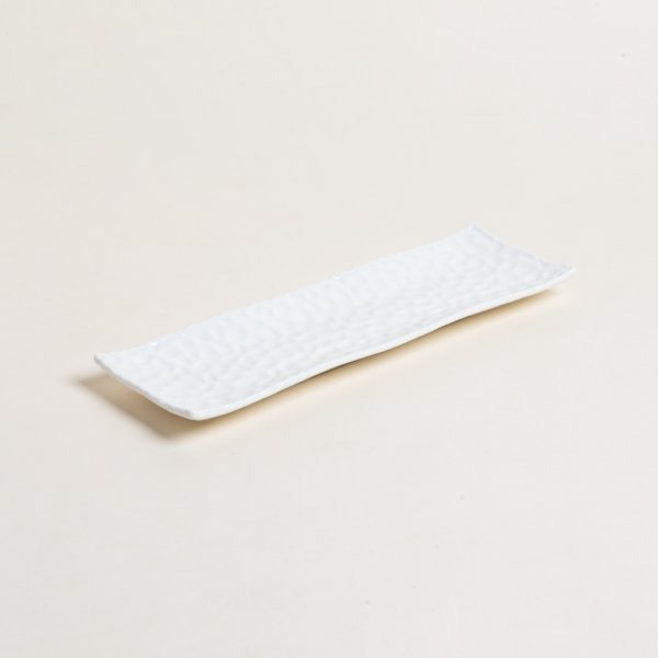 Producto - Bandeja alargada blanca 30 x 9.5cm