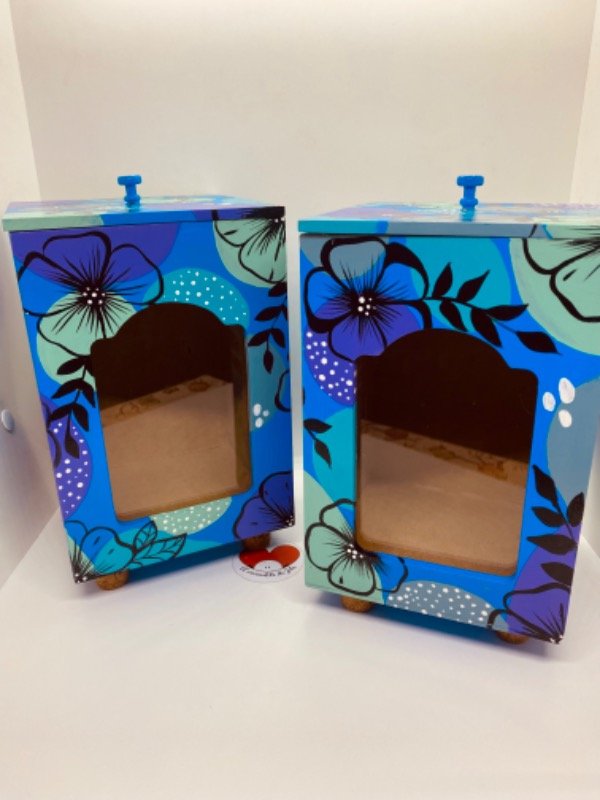 Producto - Caja con visor floral !