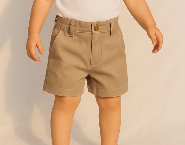 Producto - BERMUDA GABARDINA ELASTIZADA CORTE CHINO BEBÉ