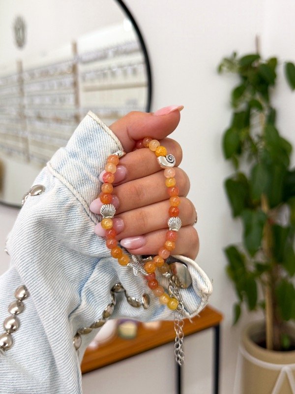 Producto - Chocker naranja dijes mar
