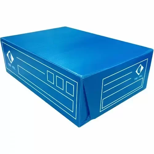 Producto - CAJA PLASTICA THE PEL OFICIO AZUL
