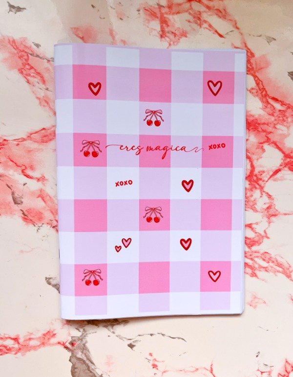 Producto - LIBRETA A5 CUADRI ROSA