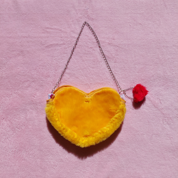 Producto - Cartera Corazón Amarilla