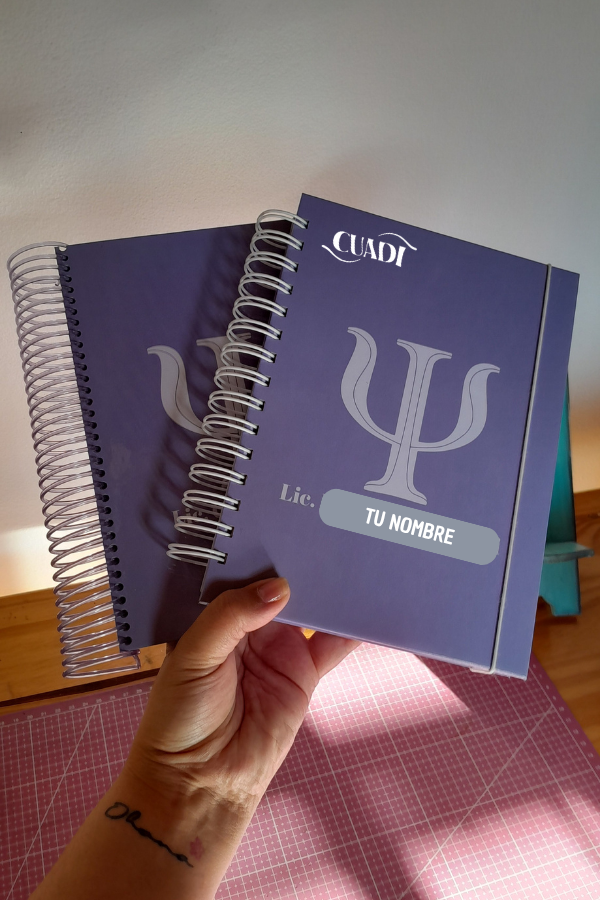 Producto - CUADERNO PSICO personalizado- 160h