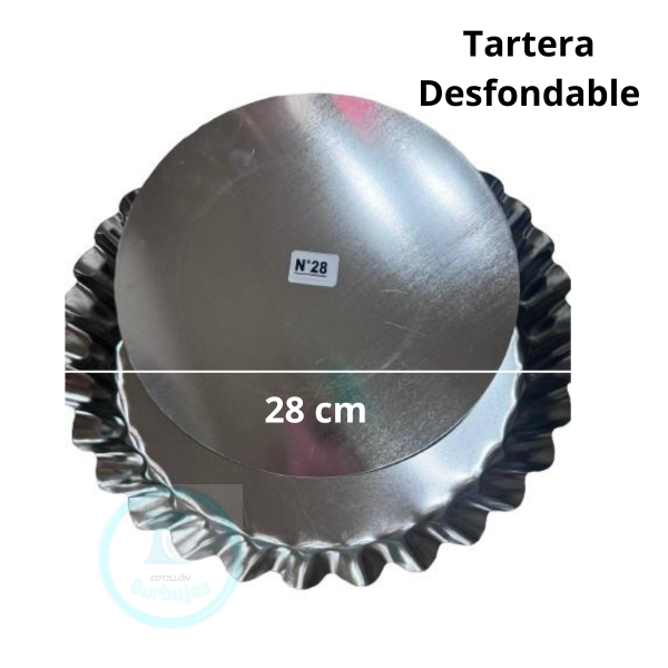 Producto - Tartera Hojalata Desfondable 28cm X1