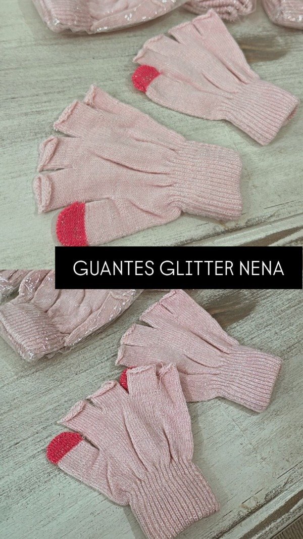 Producto - Guante glitter nena