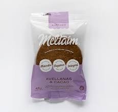 Producto - ALFAJOR VEGANO ALGARROBA RELLENO DE CACAO Y AVELLANAS X45G MELTAIM UNIDAD
