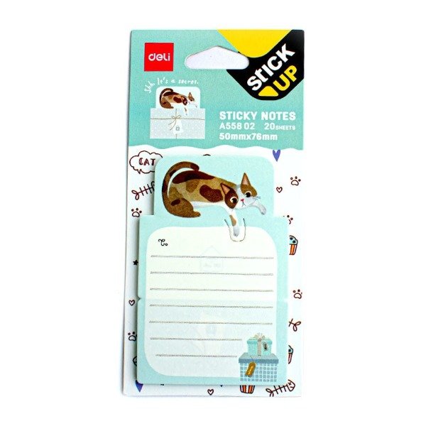 Producto - NOTAS ADHESIVAS DELI ANIMALITO 20HJS