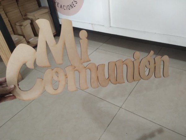 Producto - CARTEL MI PRIMERA COMUNION